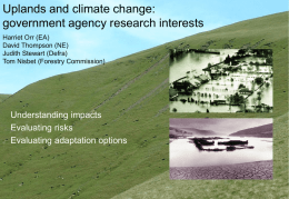 Priority Research Questions for the Environment Agency and other