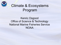 Climate & Ecosystems Program (CLE)