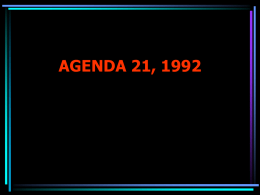 AGENDA 21, 1992 Introduction