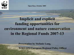 An Environmental Planning Manual for Regions in Europe