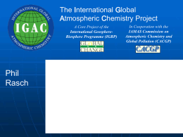 IGAC 2004 Report - Atmospheric Physics