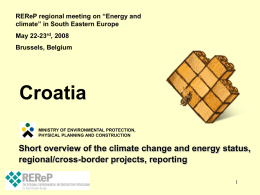Croatia - The Regional Environmental Center for Central and