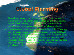 Global warming