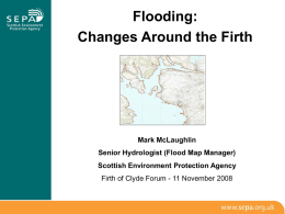 Flooding Changes around the Firth
