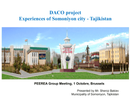 Pilot project - DACO Project