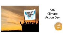3rd Climate Action Day December 6th, 2014