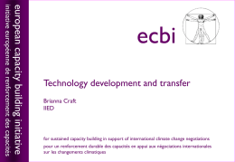 ecbi-TDT-Craft_ENDA - European Capacity Building Initiative