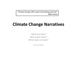 Climate Change Narratives