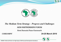 Sin título de diapositiva - African Development Bank