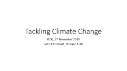 Climate Change – Presented by John Fitzgerald