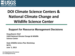 Climate Science Centers: A Resource for States
