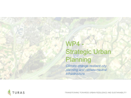Task 4.2 - Urban planning and adaptation to flood risk