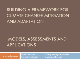 Climate Change Response Framework in Northern Wisconsin
