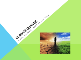 Climate Change - Urspringschule