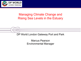 Rising Sea Levels - Thames Estuary Partnership