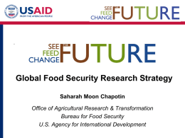 Feed the Future Research Strategy