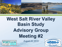 Basin Study Advisory Group Meeting #2 Presentation 8
