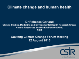 12Aug2016CSIR_Climate Change and Healthx
