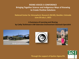 Rising Voices 3 Indigenous Climate Conference Highlights