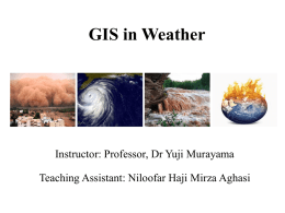 GIS in Weather