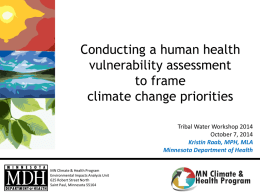 Addressing Health and Climate Change in Comprehensive Plans