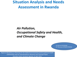 Situational Analysis and Needs Assessment in Rwanda