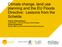 Climate change, land use planning and the EU Floods Directive