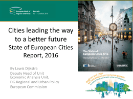 The European Cities Report - European Commission
