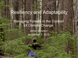 Resiliency and Adaptability