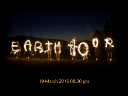 Earth Hour - Greenpeace