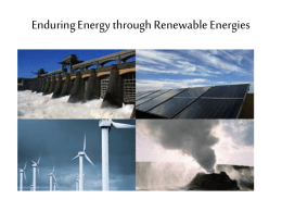 Why use renewable energy?