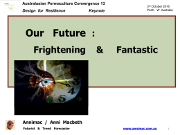 Australasian Permaculture Convergence 13 Keynote