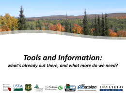 Presentation - Wisconsin Initiative on Climate Change Impacts