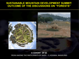 Forests - Sustainable Development Forum Nagaland