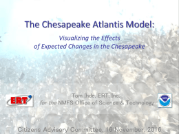 Noaa modeling - Chesapeake Bay Program