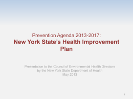 NYS Health Improvement Plan Final 5.6.13 D Luttinger N