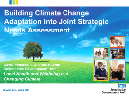 Incorporating Climate Change Adaptation into Joint Strategic Needs