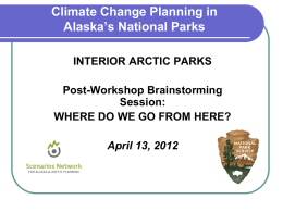 ARCN post workshopx - Scenarios Network for Alaska + Arctic