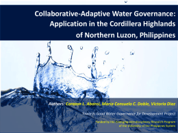 Adaptive Collaborative Water Governance