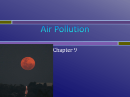 Ch 9 AIR POLLUTION