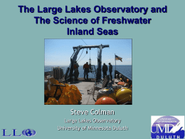 The Large Lakes Observatory and The Science of
