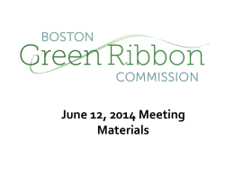 GRC-June-12,-2014-Me.. - Boston Green Ribbon Commission