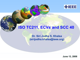 ISO TC 211 (Geographic Information and - Working Group