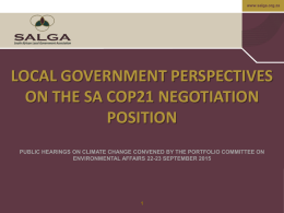 More information on www.cityenergy.org.za