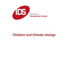 Children and Climate change Part 2