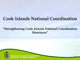 Cook Islands National Coordination
