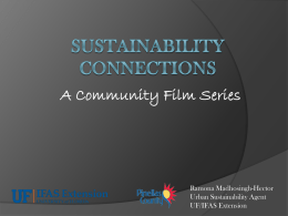 Sustainability Connections
