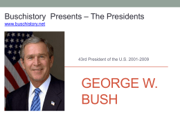 43. George W. Bushx