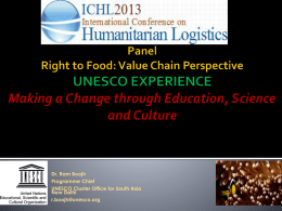Right to Food: Value Chain Perspective