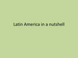Latin America in a nutshell